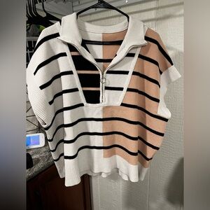 Women’s Striped Pullover